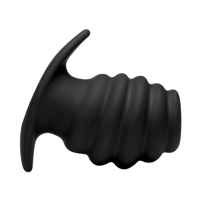 Hive Ass Tunnel Silicone Ribbed Hollow Anal Plug - Large XR Brands Hive Ass Tunnel Silicone Ribbed Hollow Anal Plug - Large XR Brands