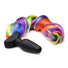 Rainbow Pony Tail Vibrating Anal Plug