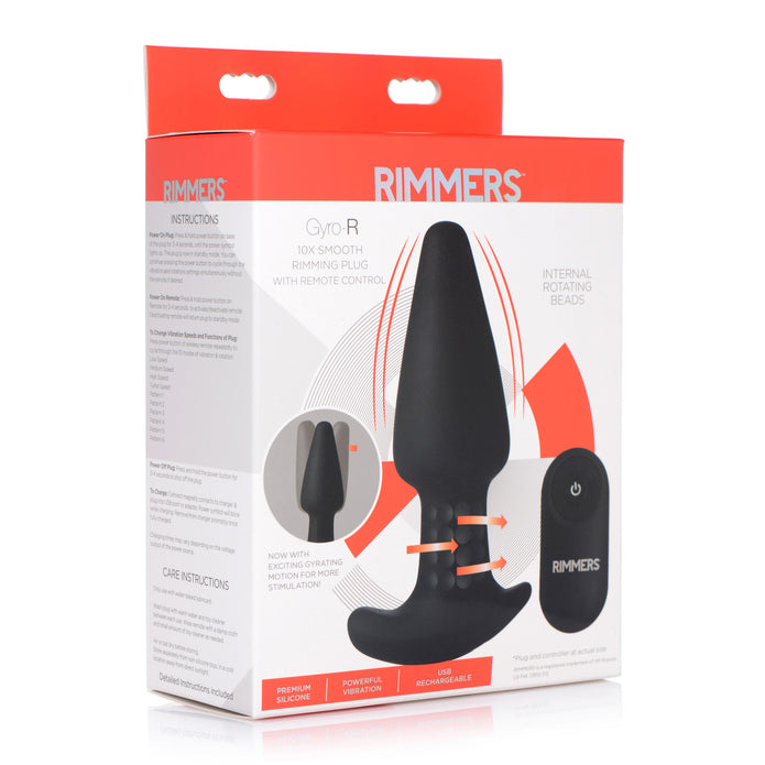 Rimmers Gyro R Smooth Rimming Plug with Remote