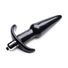 Smooth Vibrating Anal Plug - Black