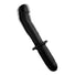 The Large Realistic 10X Silicone Vibrator with Handle