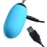 21X XL Silicone Vibrating Egg - Blue