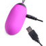 21X XL Silicone Vibrating Egg - Purple