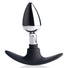 Dark Invader Metal and Silicone Anal Plug - Small