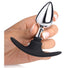 Dark Invader Metal and Silicone Anal Plug - Small
