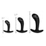 Dark Delights 3 Piece Curved Anal Trainer Set