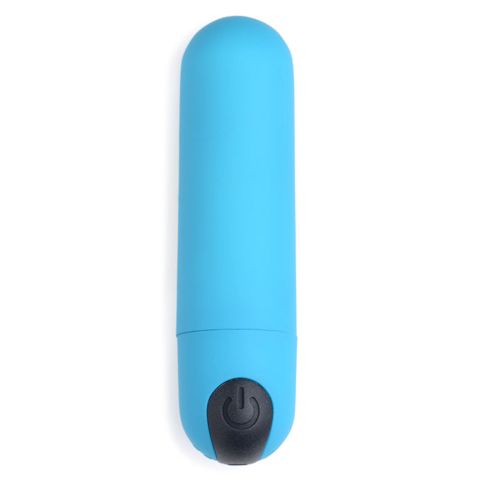 21X Vibrating Bullet with Remote Control - Blue