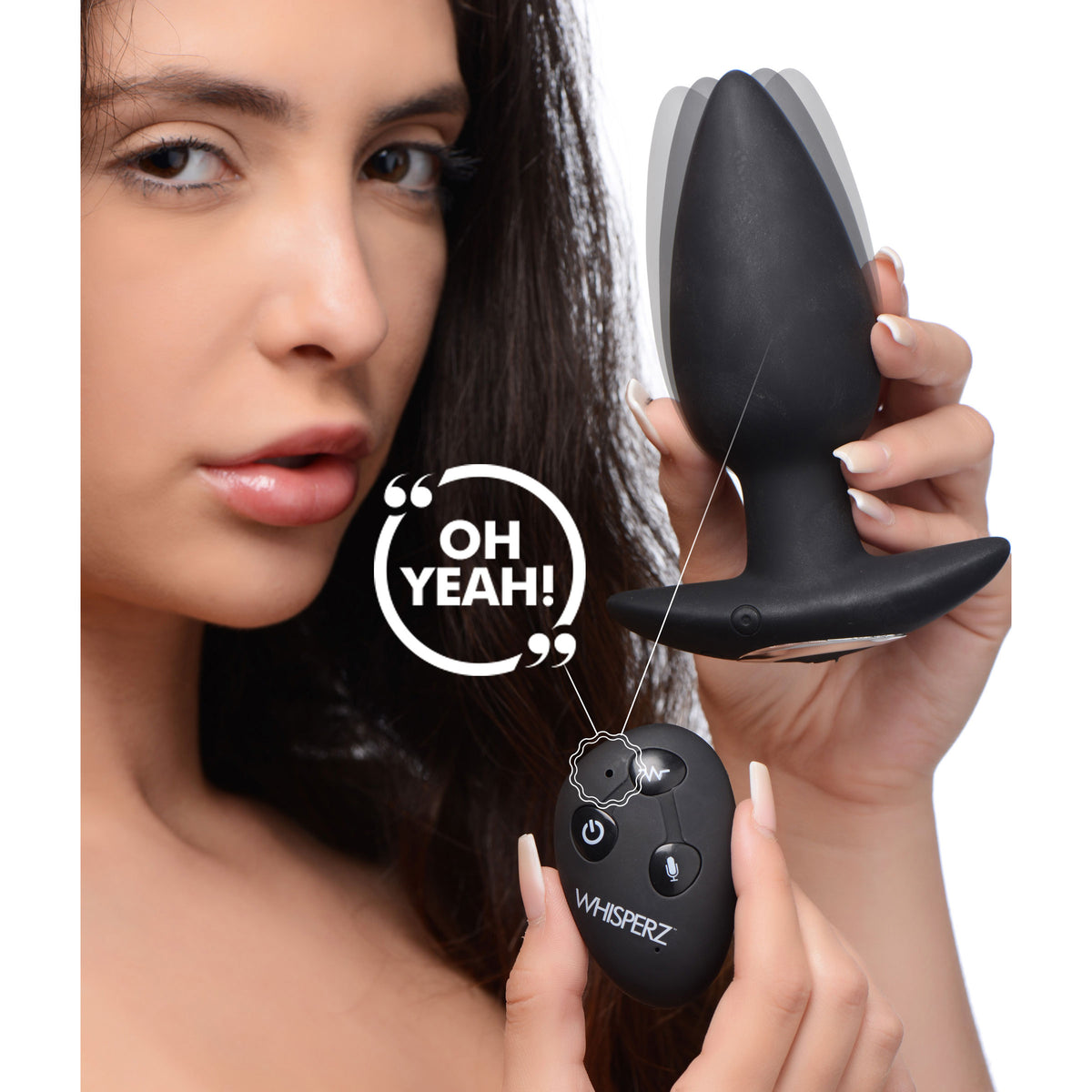 Voice Activated 10X Vibrating Butt Plug with Remote control