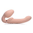 Ergo-Fit Twist Inflatable Vibrating Strapless Strap-on - Bare