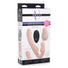 Ergo-Fit Twist Inflatable Vibrating Strapless Strap-on - Bare