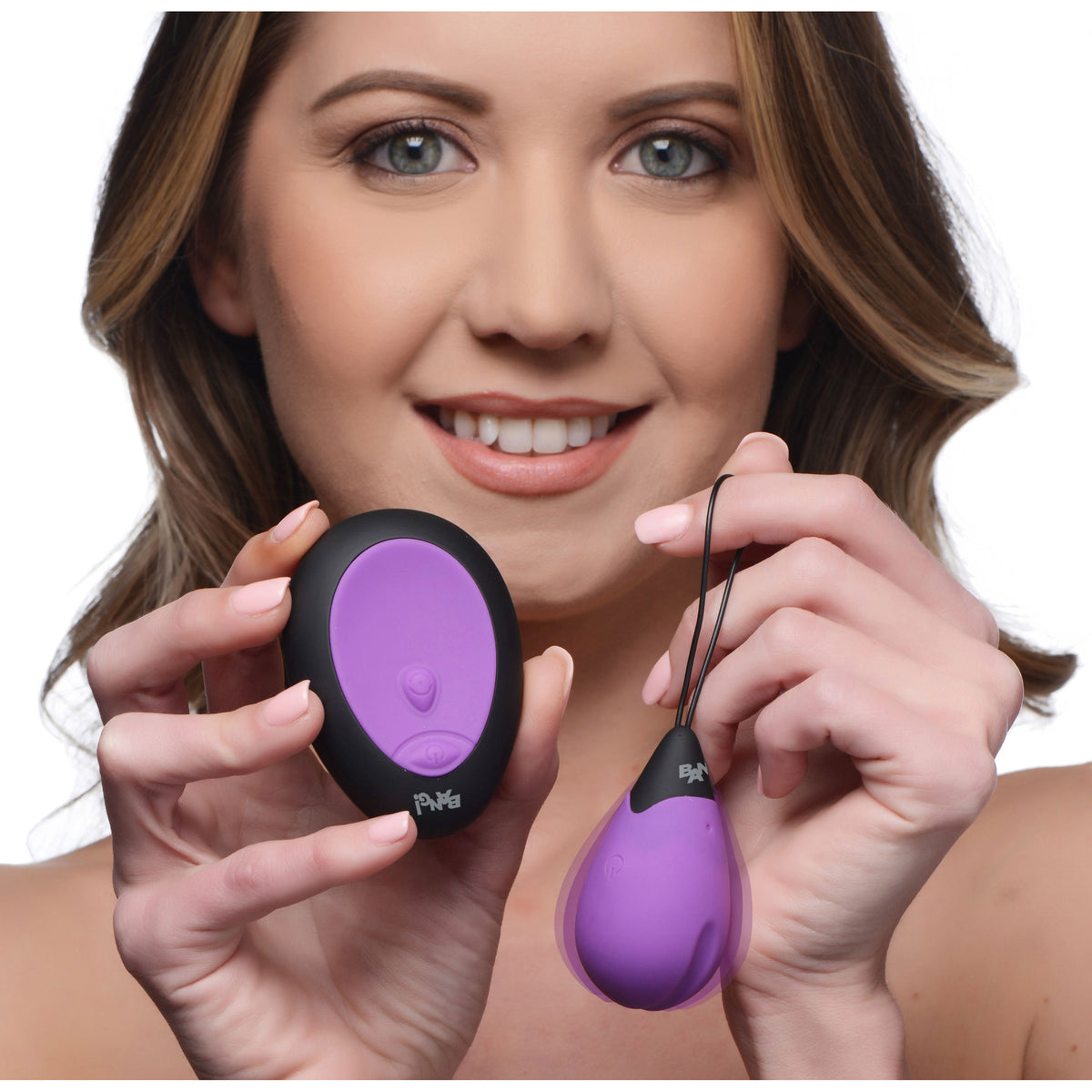 10X Silicone Vibrating Egg - Purple