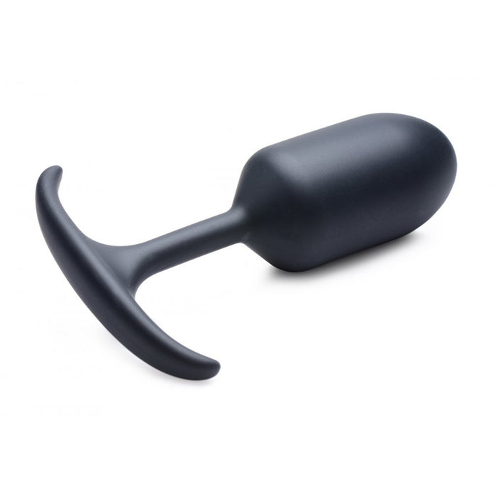 Premium Silicone Weighted Anal Plug - Large