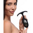 Premium Silicone Weighted Anal Plug - Large