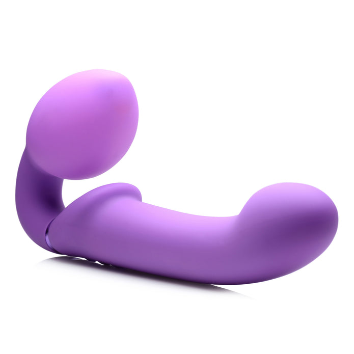 10X Ergo-Fit G-Pulse Inflatable & Vibrating Strapless Strap-On XR Brands 10X Ergo-Fit G-Pulse Inflatable & Vibrating Strapless Strap-On XR Brands