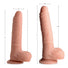 Big Shot Rotating Remote Control Silicone Dildo with Balls - 9 Inch