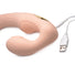 15X U-Pulse Pulse & Vibe Strapless Strap-on w- Remote - Blush