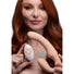 15X U-Pulse Pulse & Vibe Strapless Strap-on w- Remote - Blush