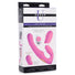 15X U-Pulse Pulse & Vibe Strapless Strap-on w- Remote - Pink
