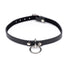 Collared Vixen Silver Ring Slim Choker