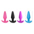 21X Remote Control Vibrating Silicone Butt Plug - Blue