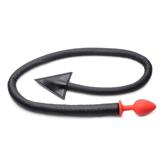 Devil Tail Anal Plug and Horns Set XR Brands Devil Tail Anal Plug and Horns Set XR Brands