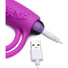 28X Remote Control Vibrating Cock Ring & Bullet - Purple