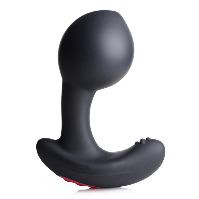 10X Inflatable Vibrating Silicone Prostate Plug