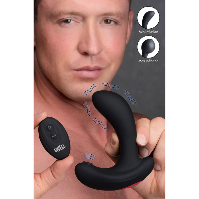 10X Inflatable Vibrating Silicone Prostate Plug XR Brands 10X Inflatable Vibrating Silicone Prostate Plug XR Brands