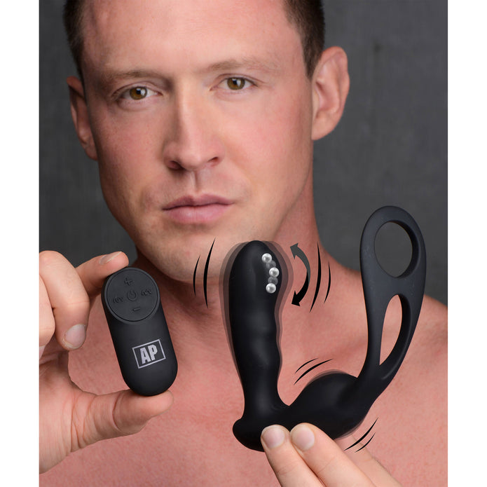 7X P-STRAP Milker Vibrating Prostate Stim w- Cock & Ball Harness XR Brands 7X P-STRAP Milker Vibrating Prostate Stim w- Cock & Ball Harness XR Brands