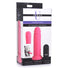 Power Player 28X Vibrating Silicone Dildo with Remote - Pink
