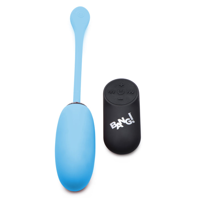 28X Remote Control Silicone Plush Egg - Blue