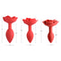 Booty Bloom Silicone Rose Anal Plug - Large