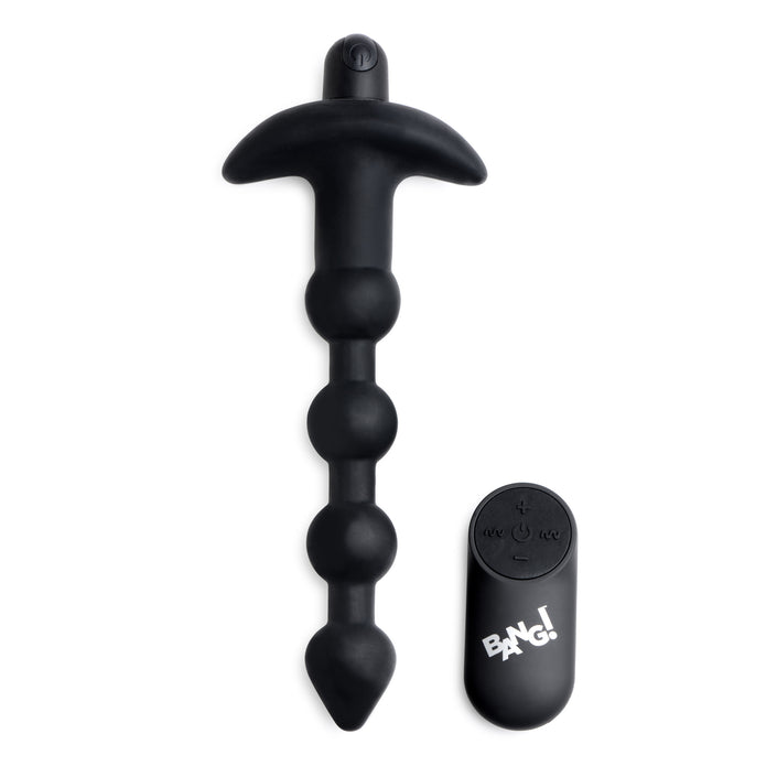 28X Remote Control Vibrating Silicone Anal Beads XR Brands 28X Remote Control Vibrating Silicone Anal Beads XR Brands