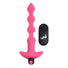 28X Remote Control Vibrating Silicone Anal Beads - Pink