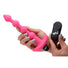 28X Remote Control Vibrating Silicone Anal Beads - Pink