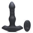 Vibrating & Thrusting Remote Control Silicone Anal Plug