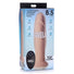 7X Inflatable Vibrating Remote Control Silicone Dildo - 8.5 Inch