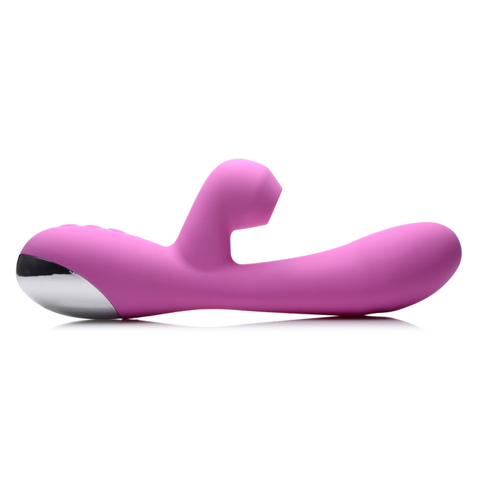 Shegasm 5 Star 7X Suction Come-Hither Silicone Rabbit - Pink