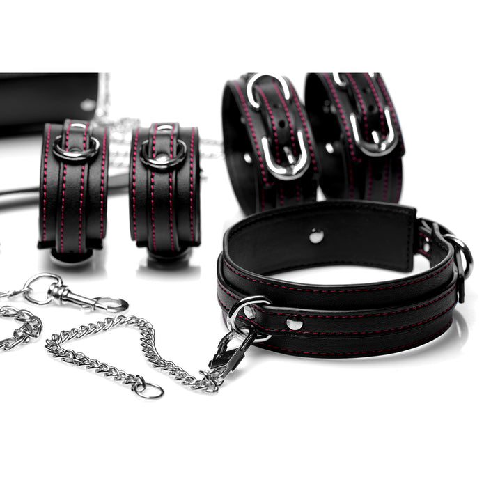 Kinky Clutch Black Bondage set with Carrying Case
