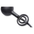 Devils Rattle Inflatable Silicone Anal Plug with Cock and Ball Ring