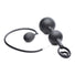 Devils Rattle Inflatable Silicone Anal Plug with Cock and Ball Ring