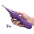 Power Zinger Pro Pulsing G-Spot Pinpoint Vibe w- Attachments