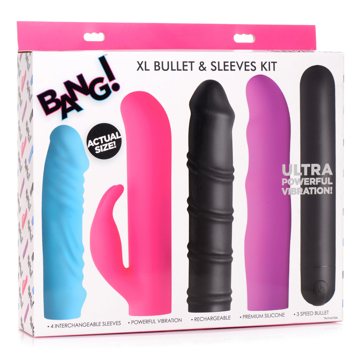 3 Speed 4-in-1 XL Bullet and Sleeves Kit