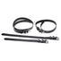 4 Pack Leather Locking Bondage Straps