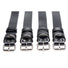 4 Pack Leather Locking Bondage Straps