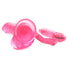 7.5" Vibrating Slim Jelly Dong with Suction Cup - Pink