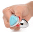 Gemstones Turquoise Heart Small Anal Plug