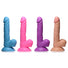 6.5" Dildo with Balls - Blue