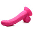 7.5" Dildo with Balls - Pink