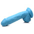 8.25" Dildo with Balls - Blue